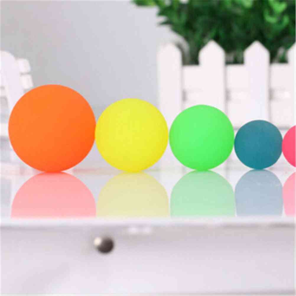 10pcs/lot Ball Toy, Colored Bouncing Ball Rubber Outdoor Kids Sports - Elastic Juggling Jumping Games Balls