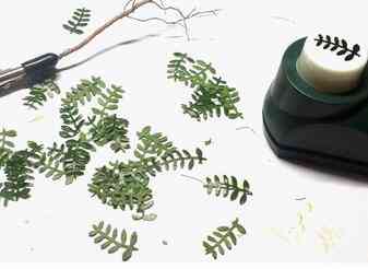 Modello in miniatura modello di foglia maker sand table scene modeling tool diy leaf paper - 1