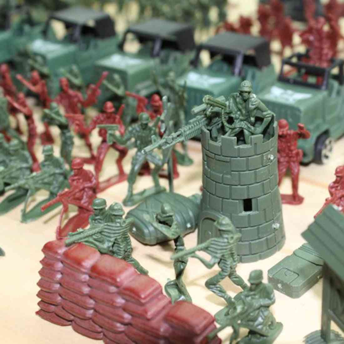 Plastic World War Ii Soldier Model-military Toy