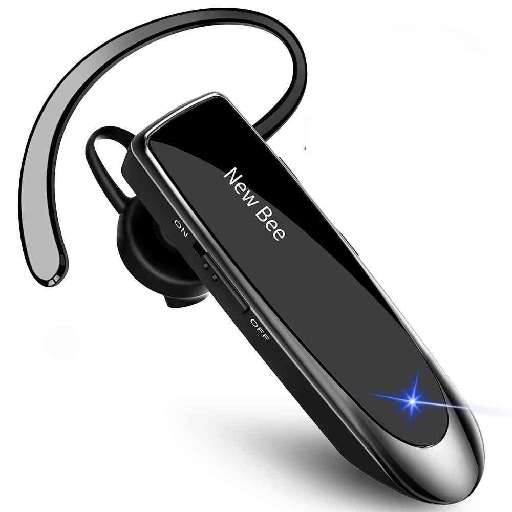 Bluetooth headset 5.0 øretelefon, håndfri hodetelefoner mini trådløs øretelefon for iphone / xiaomi - ru gull ingen veske