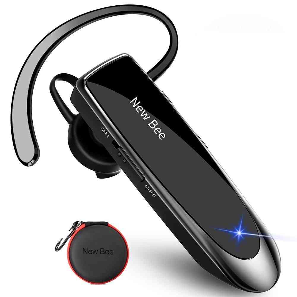 Oreillette Bluetooth 5.0, écouteurs mains libres mini écouteurs sans fil pour iphone / xiaomi - ru or sans sac