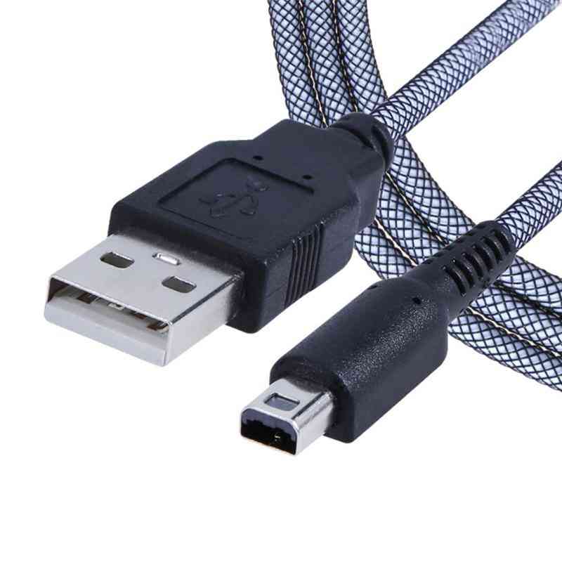 2 In 1 Charging Cable For 3ds - Usb 1.5m 24k Sync Data Cord