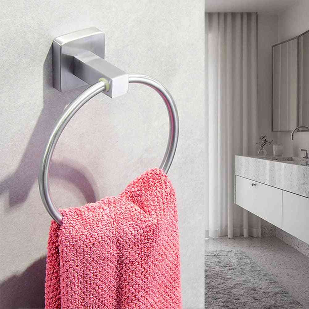 Modern Wall Mounted, Stainless Steel Towel Ring