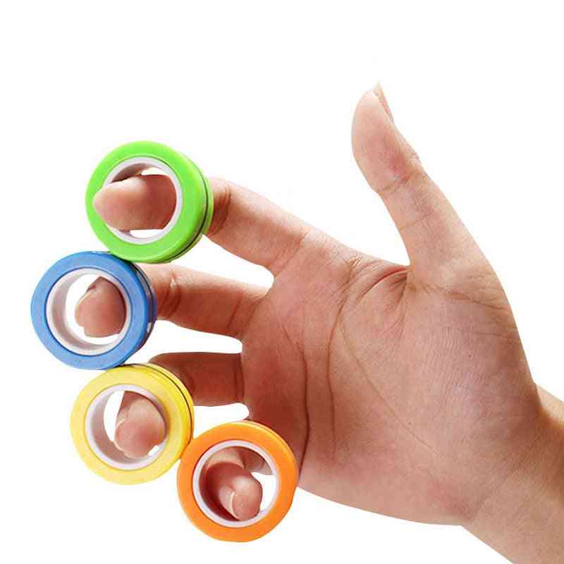 3pcs/set Magnetic Anti Stress Relief Ring For Autism, Anxiety Relief