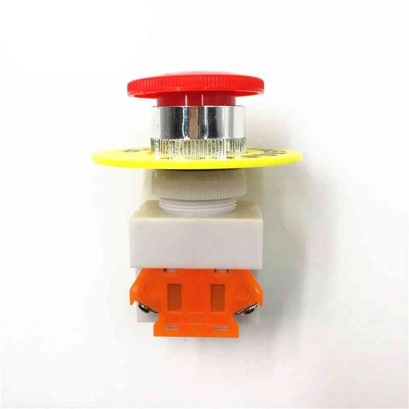 Emergency  Stop Latching Push Button Switch For Automati Control Electric Circuits