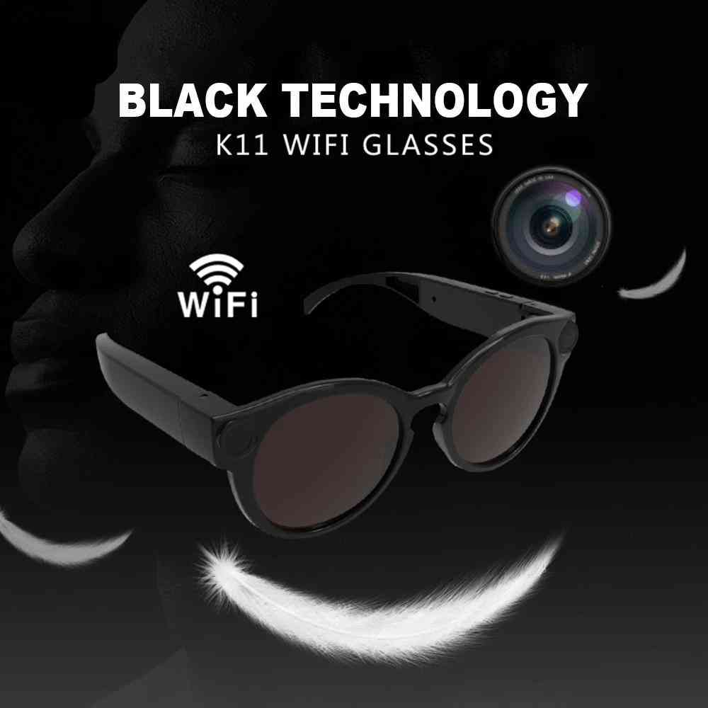 Wearable, Hd, Wifi Smart Camera Glasses-mini Digital Video Recorder
