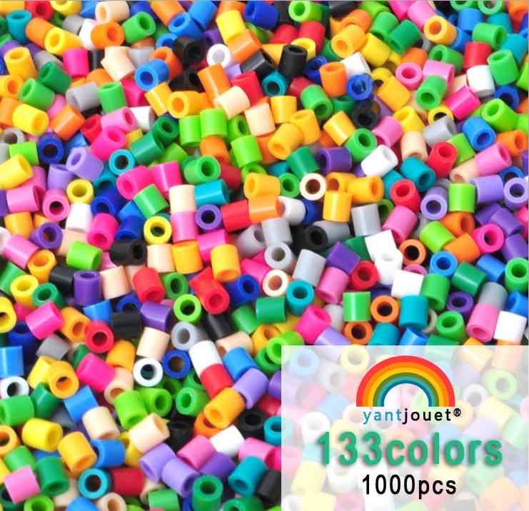 Yantjouet 5mm 1000pcs 133 perline di ferro perlato per bambini perline hama puzzle fai da te giocattolo regalo fatto a mano di alta qualità - 001