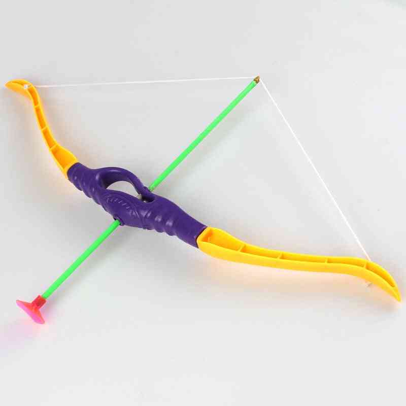 Kids Sports Shooting Toy- Bow And Arrow Set For With Sucker