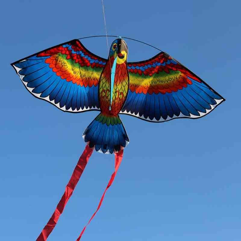 Papagal zmei de pasari care zboara in aer liber