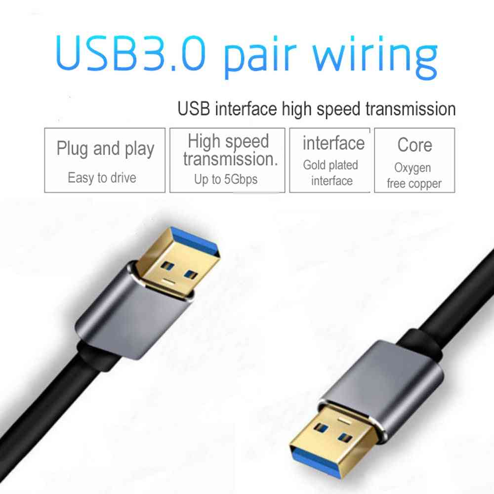 Super Speed Usb 3.0 Male To Type A Extension Data Sync Cord Cable