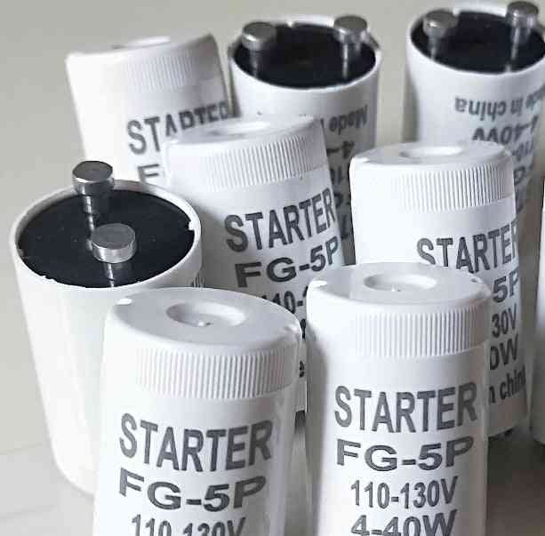 10 stks / partij mug lamp, zekering fg / 5 p starter - (110 v-130 v) -