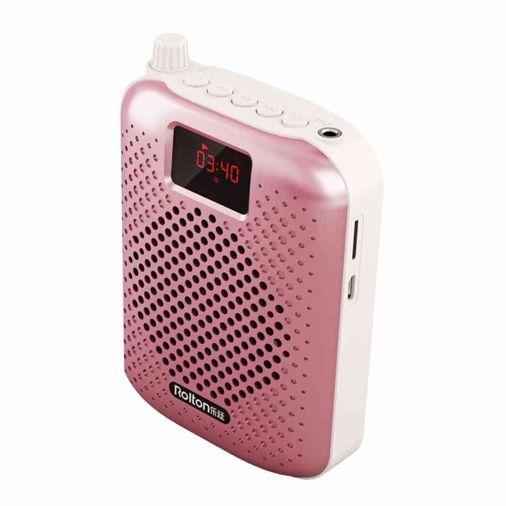 Rolton K500 Microphone Wired Coaches Bluetooth Speaker Voice Amplifier Megaphone Usb Charging