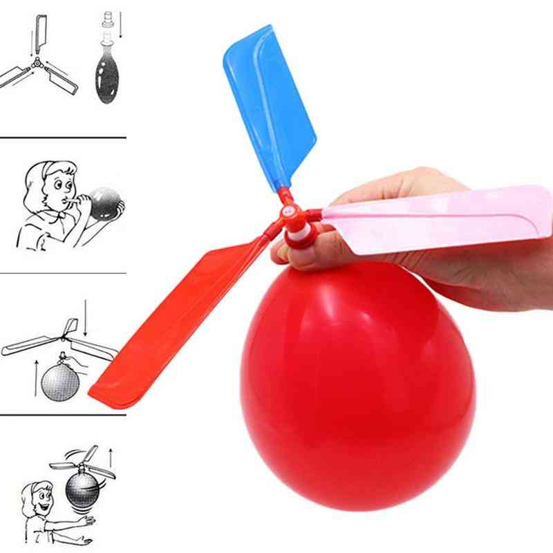 Classico elicottero con palloncino sonoro ufo - giocattolo sportivo divertente all'aperto con palla volante