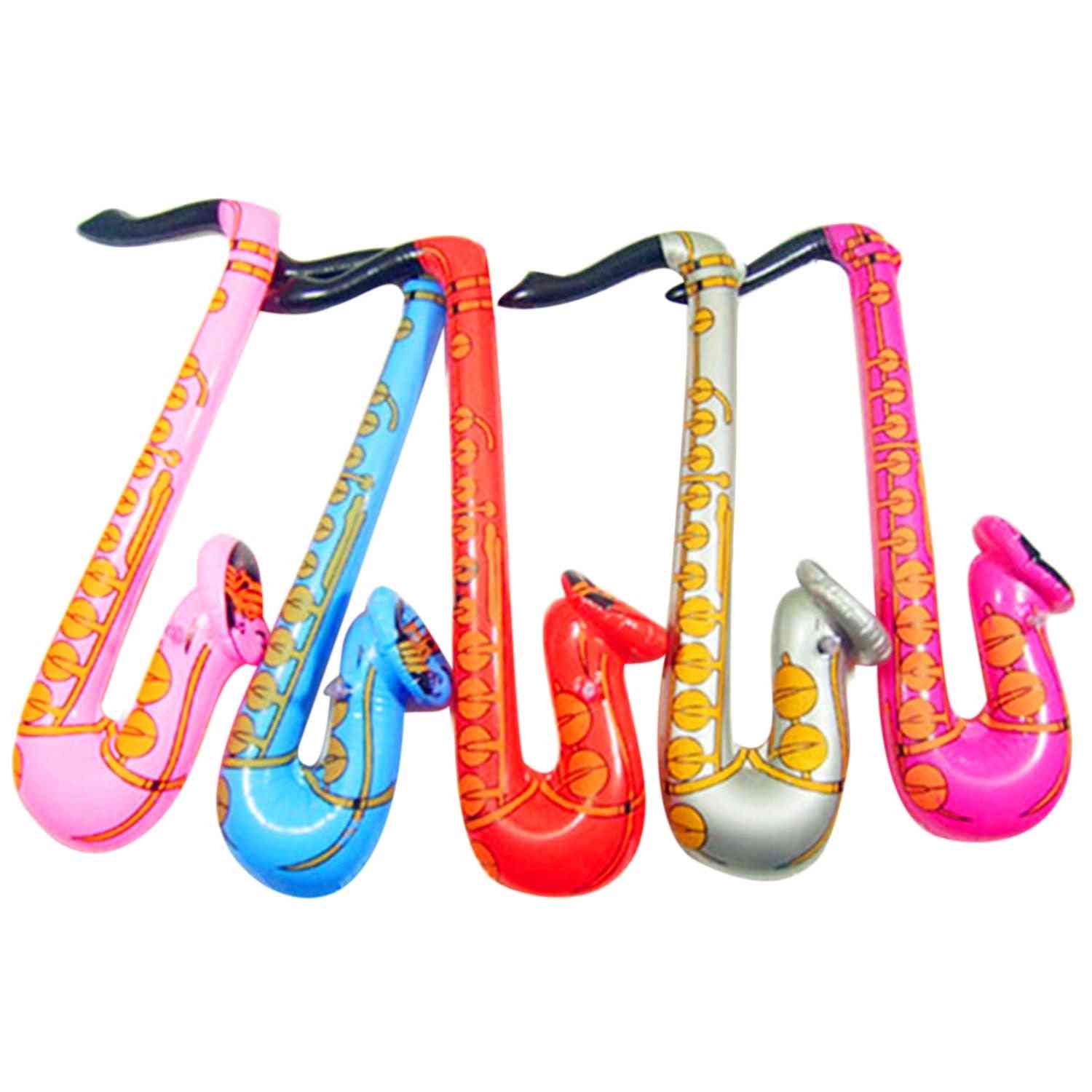 Inflatables Guitar Saxophone Microphone Balloons Musical Instruments Toy