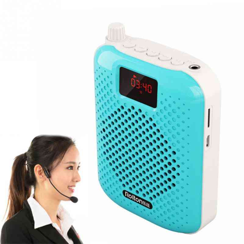 Microphone Bluetooth Portable Auto Pairing - Voice Amplifier Megaphone Loudspeaker For Teaching