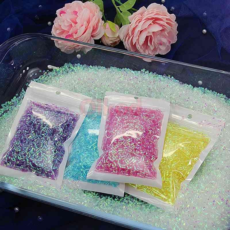 Diy Slime Additives Supplies Sound Bead Accessories - Fluffy Clear Crunchy Clay Toy