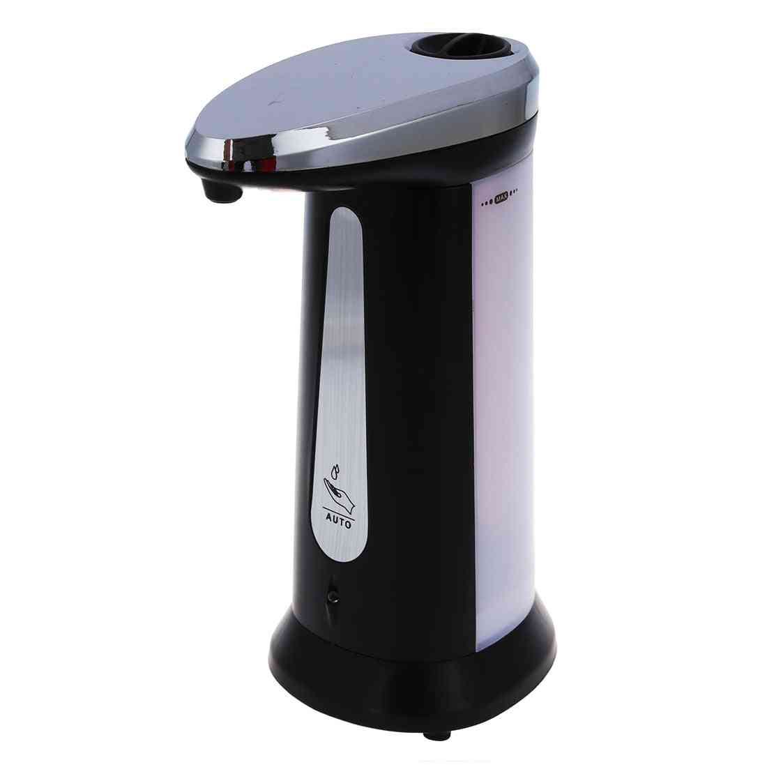 Pompe distributeur de savon automatique - porte-savon liquide en acier inoxydable à détection infrarouge - bleu