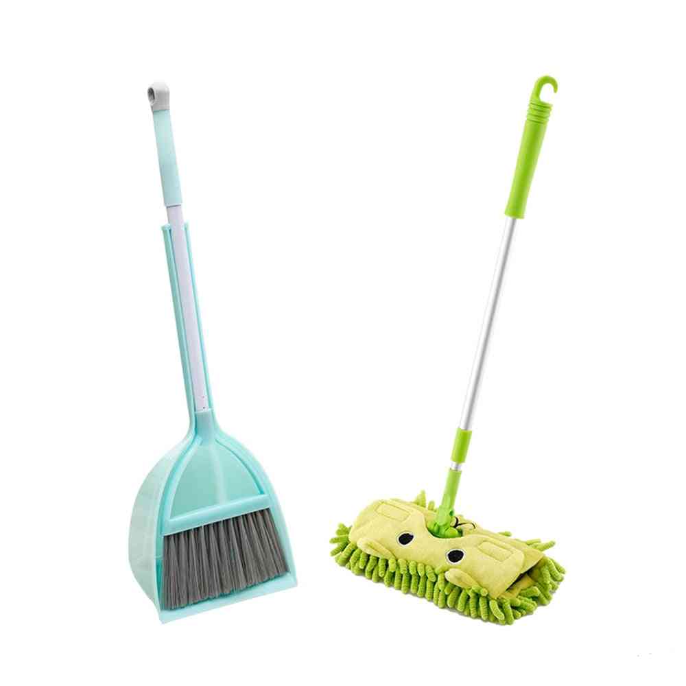 Miniature Broom And Mop-cleaning Set For Kids Pretend Play
