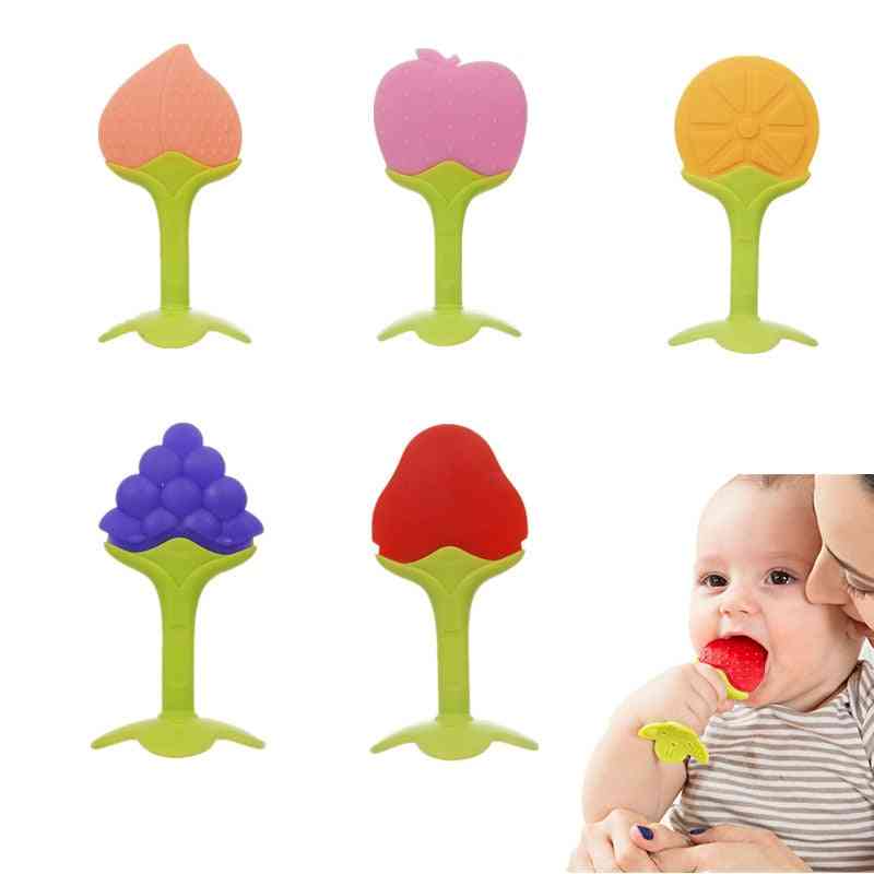 Banana Safety Food Grade Silicone Fruit Teethers For Babies Infant Toothbrush Chew