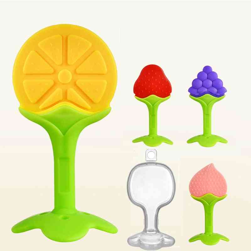 Baby Safety Silicone Fruit Teethers - Infant Chew Tooth