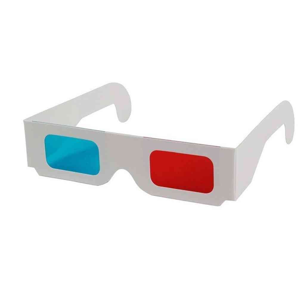 Universal Paper Anaglyph 3d Glasses