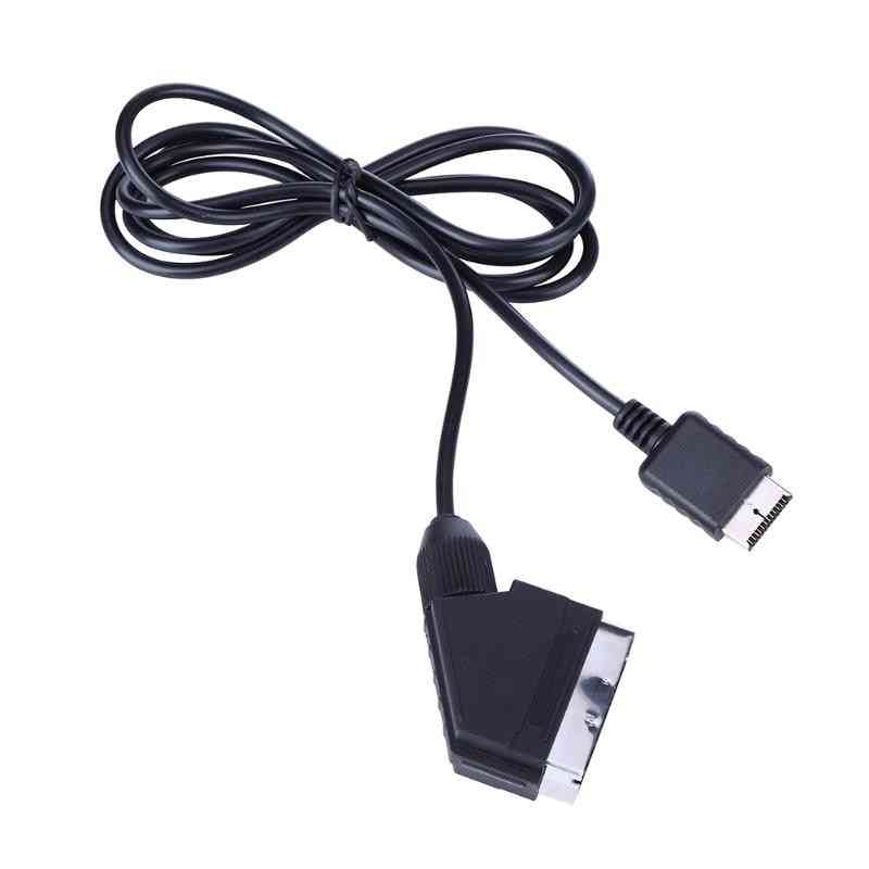 1,8 m kabel - TV AV-kabel voor Playstation PS1 PS2 PS3 Slim voor PS2 RGB SCART -