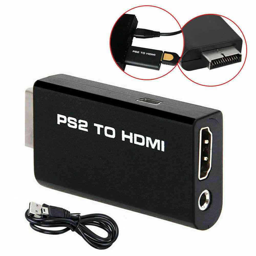 Adaptateur convertisseur de ps2 vers hdmi audio vidéo avec 3,5 mm -