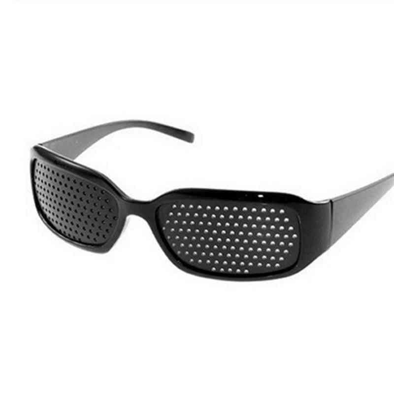 Brillen Sehkraftpflege, Übung Augenlochbrille, Anti-Müdigkeit für PC-Bildschirm Schutzbrille txtb1 (schwarz) -