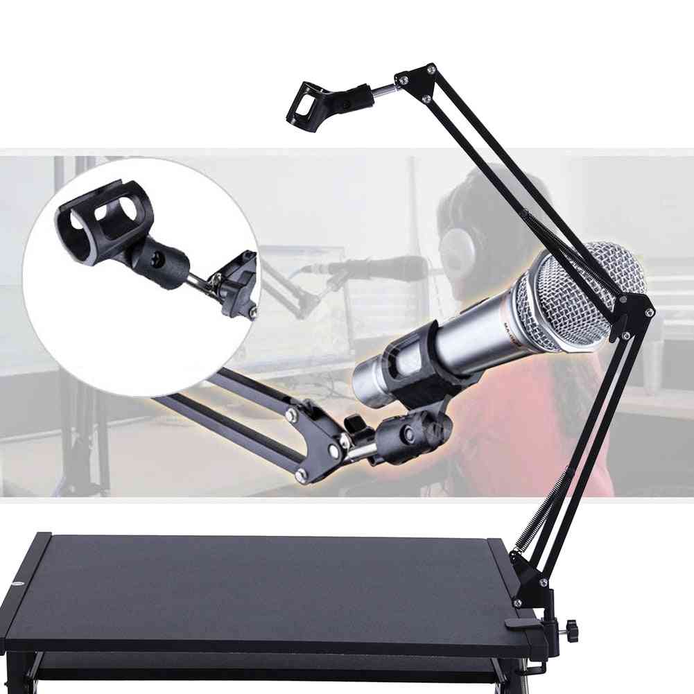 Universal Microphone Stand Holder Bracket Mic Stand For Live Broadcast