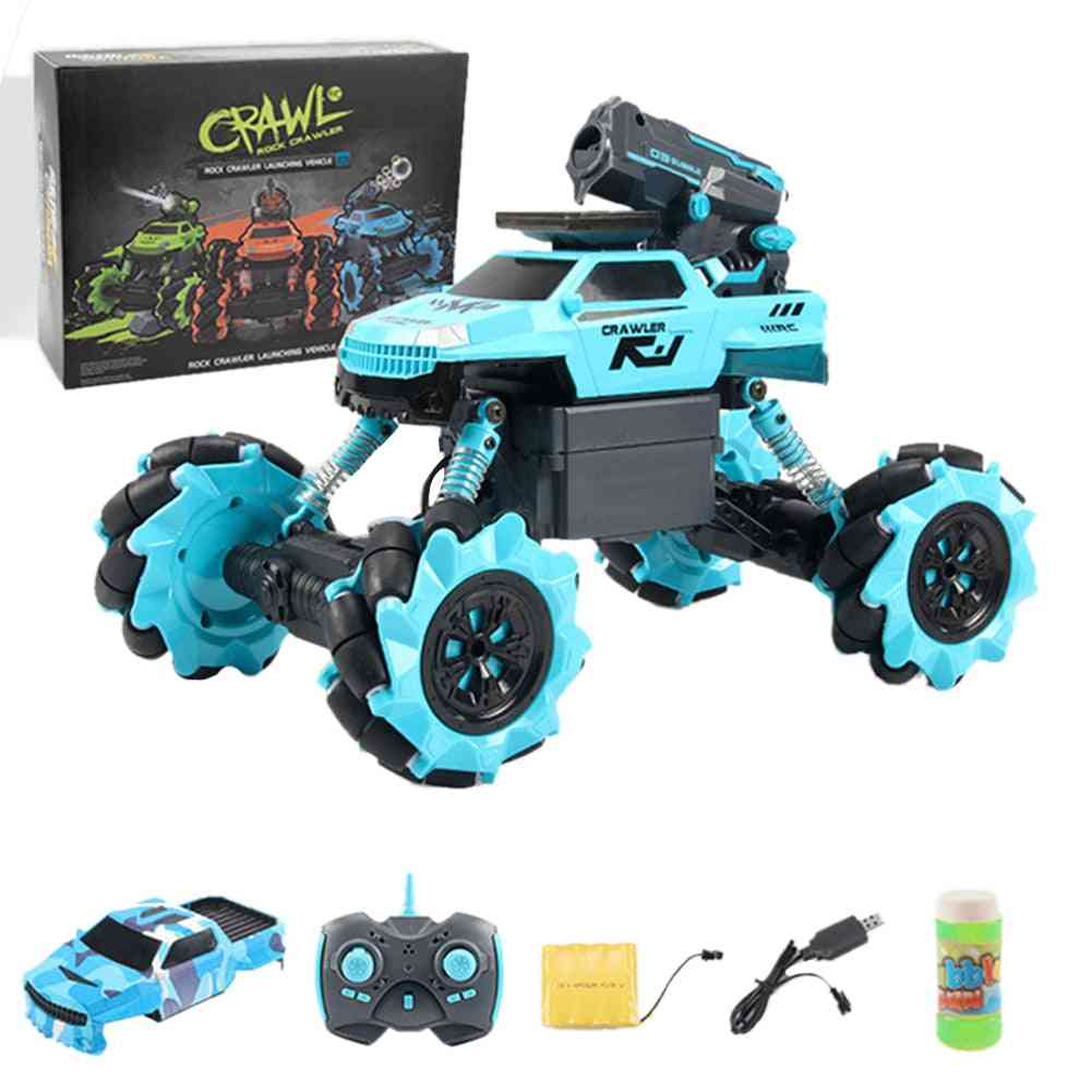 Electric Bubble, Missile Launcher Car With Wireless Remote Contro Toy