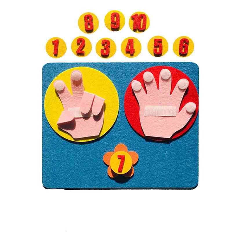 Finger Counting 1-10-montessori Number Teaching Aids