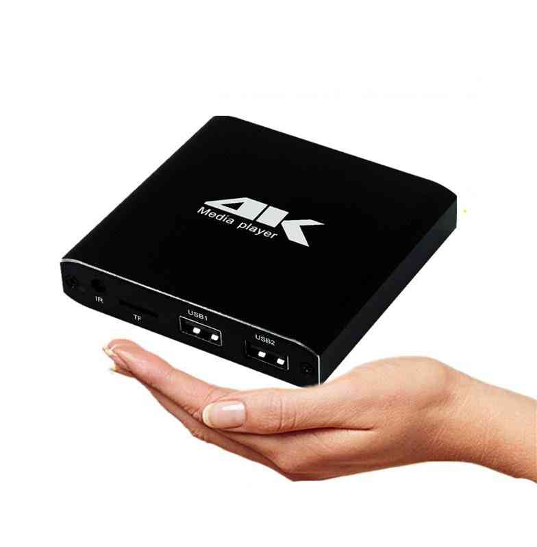 Mini 4k Full Hd Media Player With Sd/usb/hdmi Av/auto Play