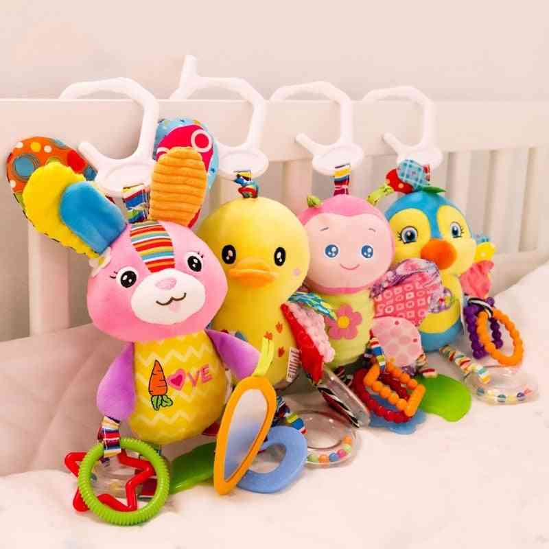Cute Animal Design,  Hanging Bell And Teether For Crib/stroller