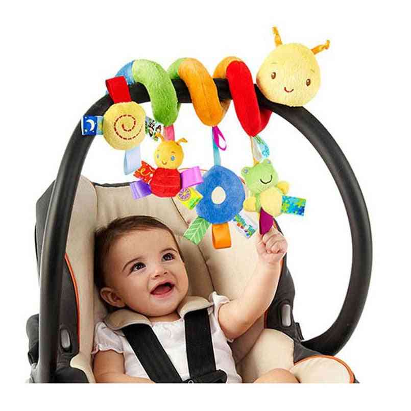 Weiches Kinderbett Bett Kinderwagen Spirale Babyspielzeug für Neugeborene Autositz pädagogische Rasseln Handtuch Babyspielzeug 0-12 Monate - ein Babyhandtuch