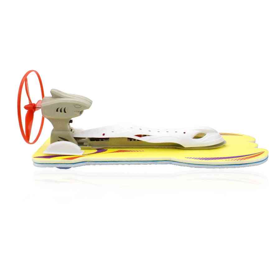 Kits de modèles de hors-bord aérodynamiques bricolage jouet modèle d'assemblage de yacht électrique, expérience de physique jouets d'éducation scientifique pour enfants cadeaux -