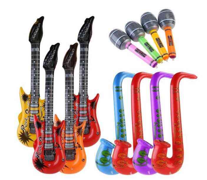 Plastic Inflatable Balloon, Musical Instrument Toy
