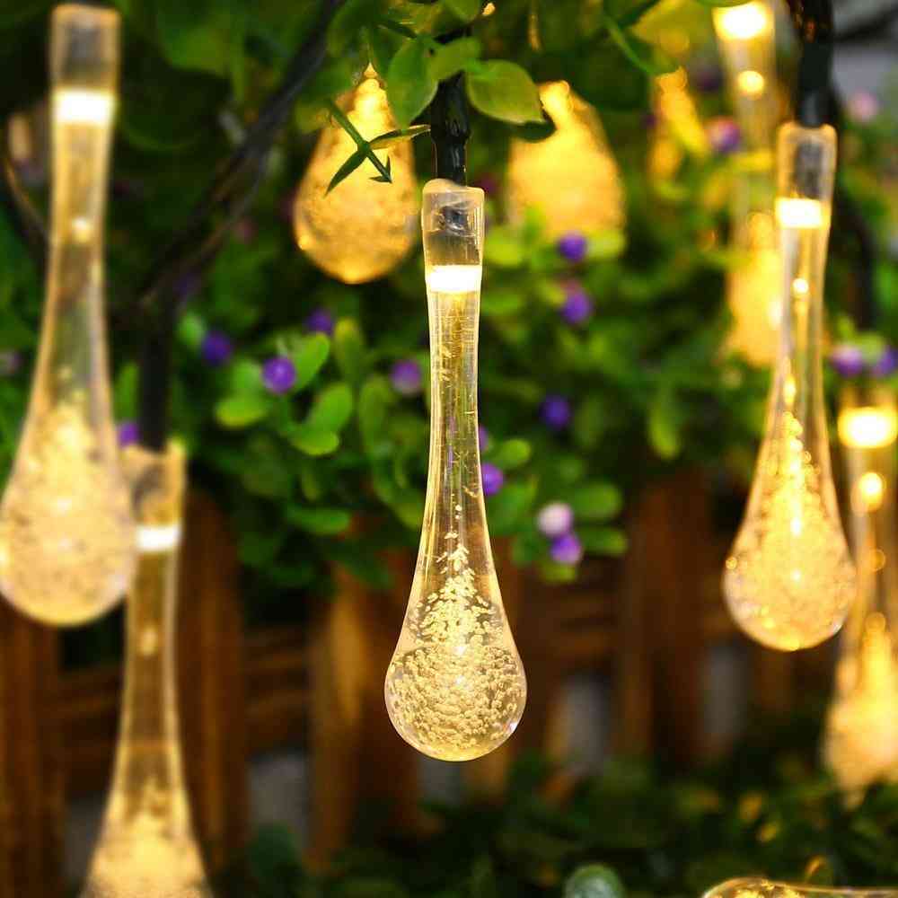 Waterproof Droplet Bulb Design, Led String Lights For Decoration