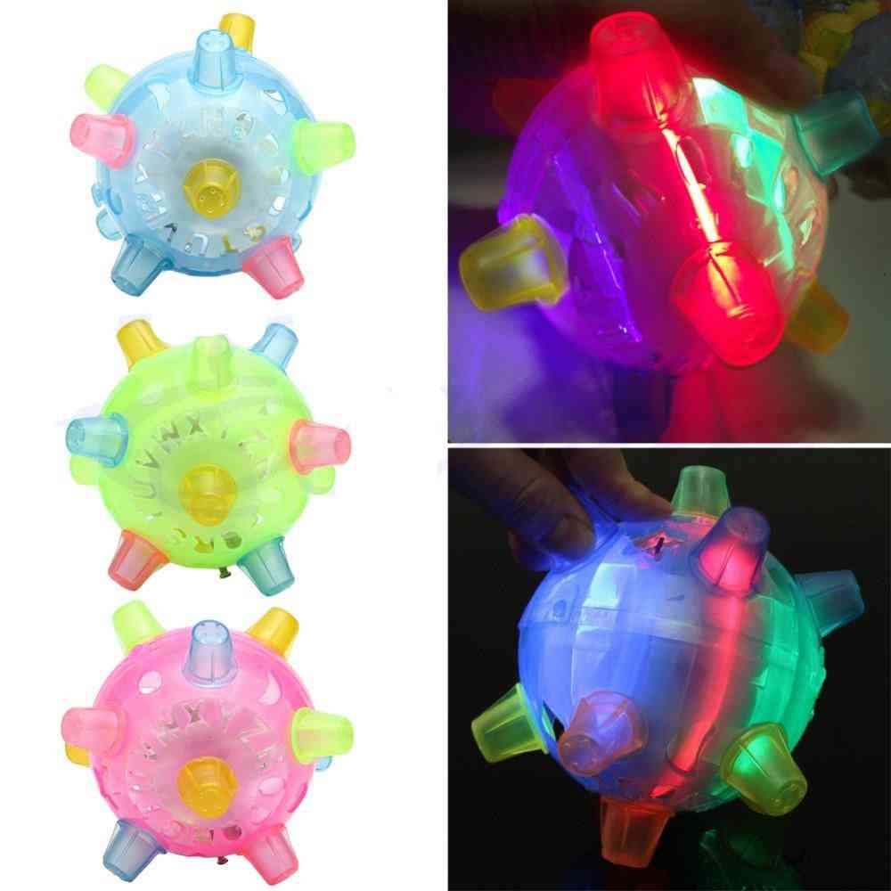 Led Jumping Joggle Ball With Flashing Light And Music