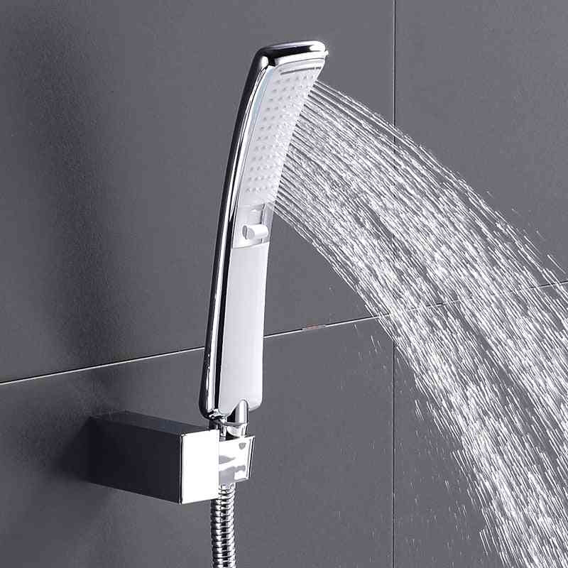Wall Mounted, Chrome Plated And Rotatable Hand Shower Head
