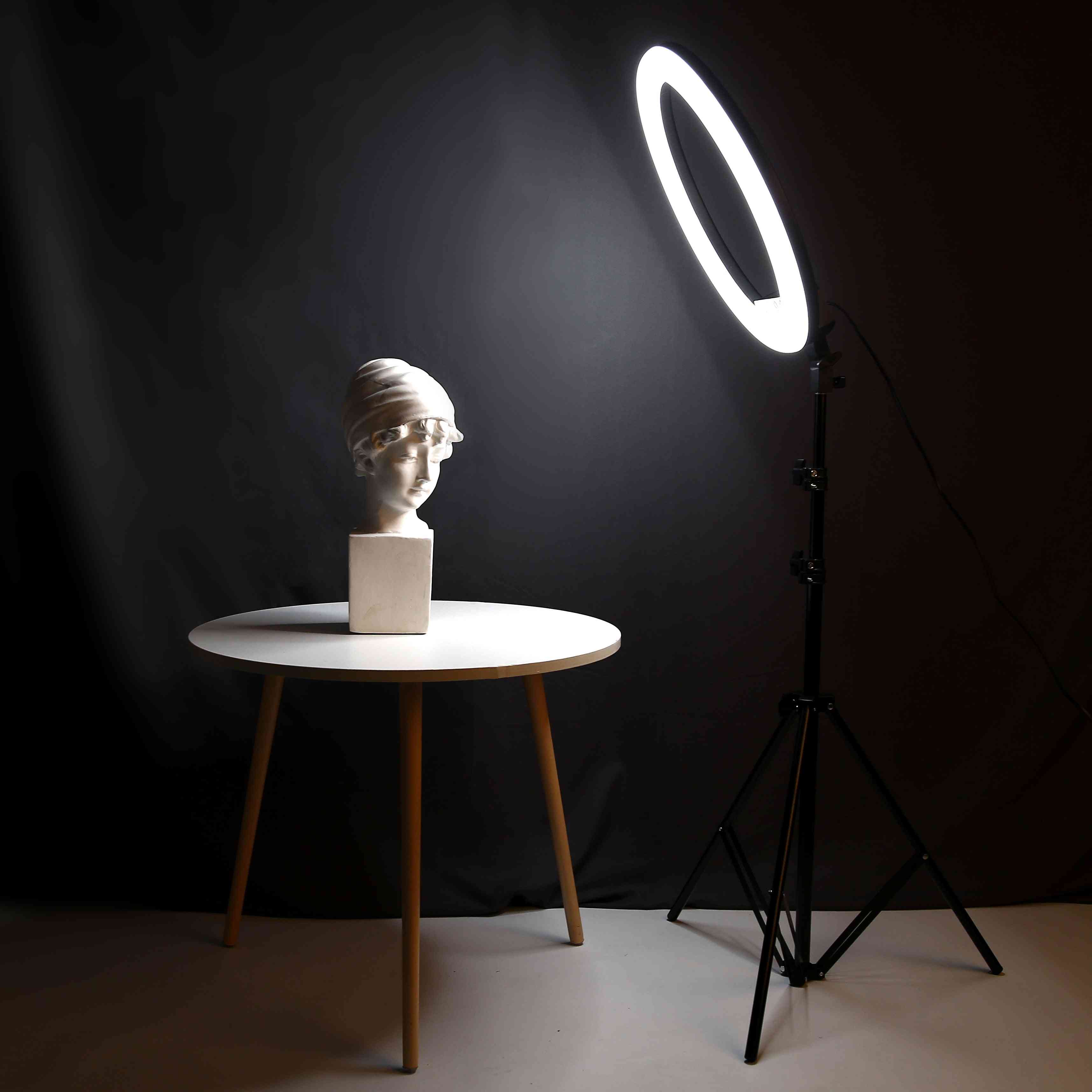 Osvětlení fotografického studia led prsten - světlo dotykové ovládání fotografování velká lampa se stojanem 2m