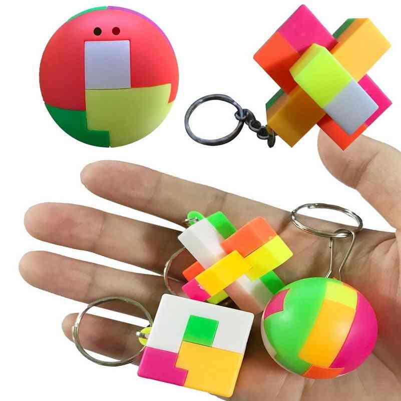Building Blocks-interlocking Keychain Toy