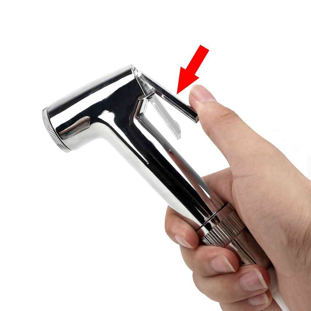 Tryska sprchovej hlavice s telefónnou hadicou striekacia pištoľ náradie na čistenie kúpeľne