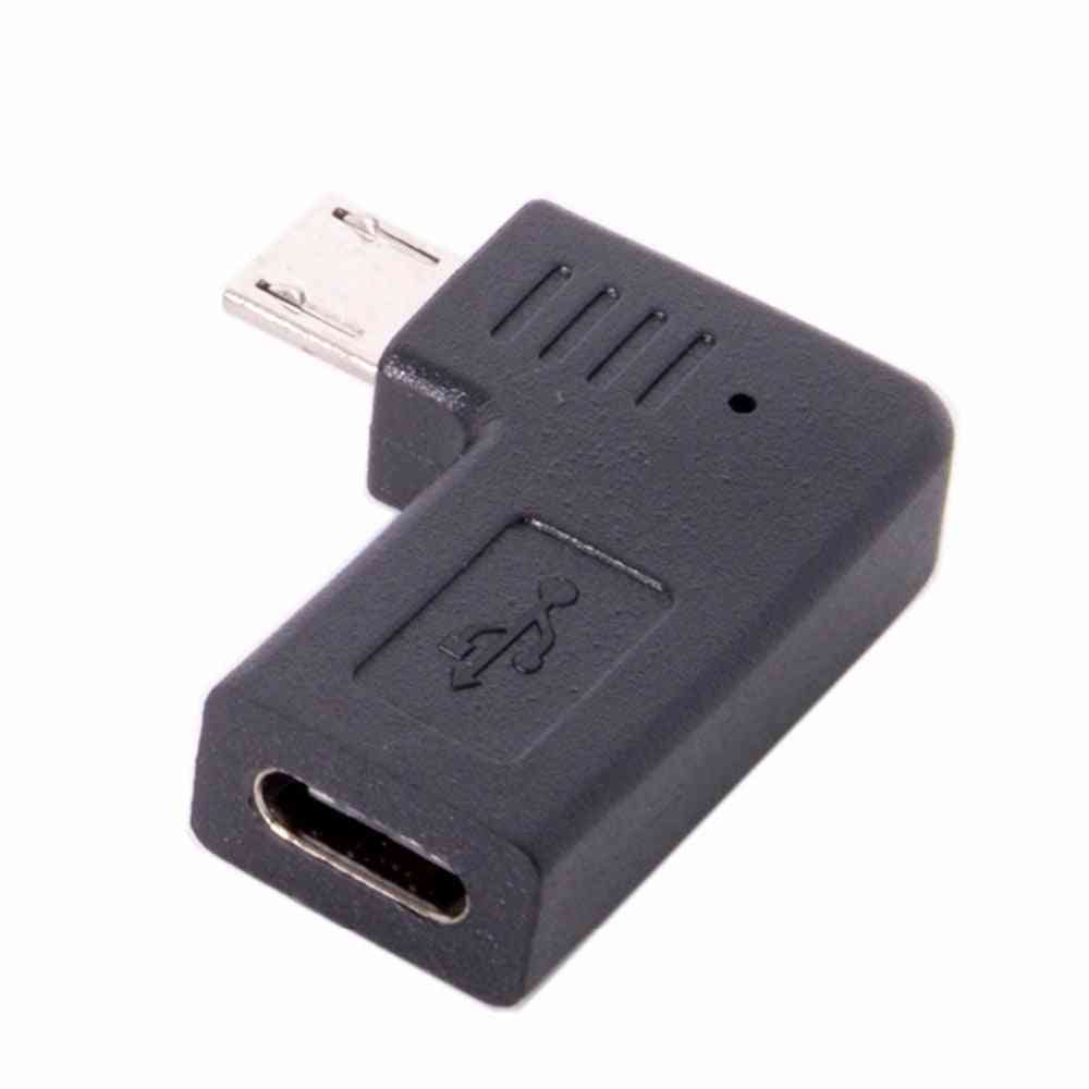 Usb Type-c Female To Micro Usb 2.0 5 Pin Male Data Adapter