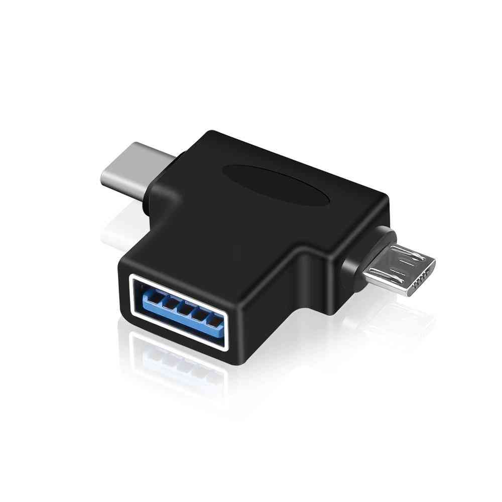 Android Otg Adapter Type-c To Usb 3.0 Female, 5p Connector Male