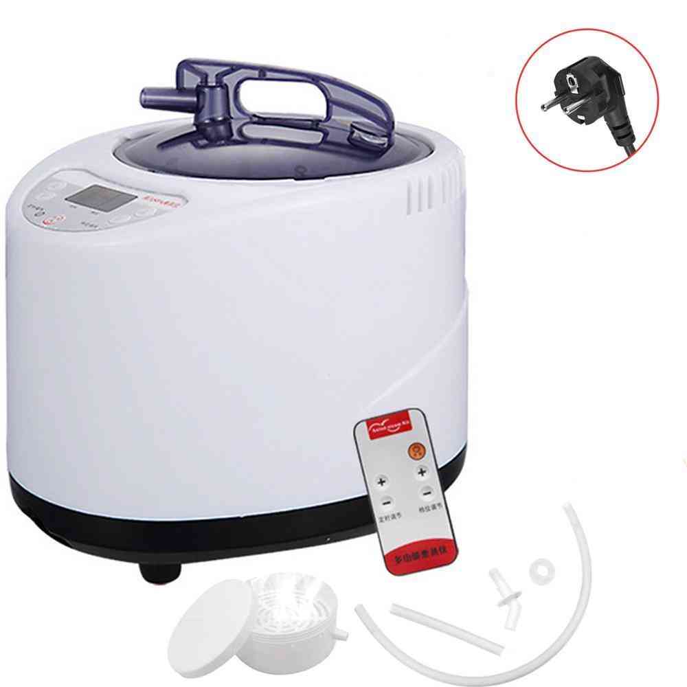 2,6L bastu ånggenerator ångkokare - spa-grytningsmaskin med fjärrkontroll för kroppsterapi lindra tryck EU-kontakt 220V