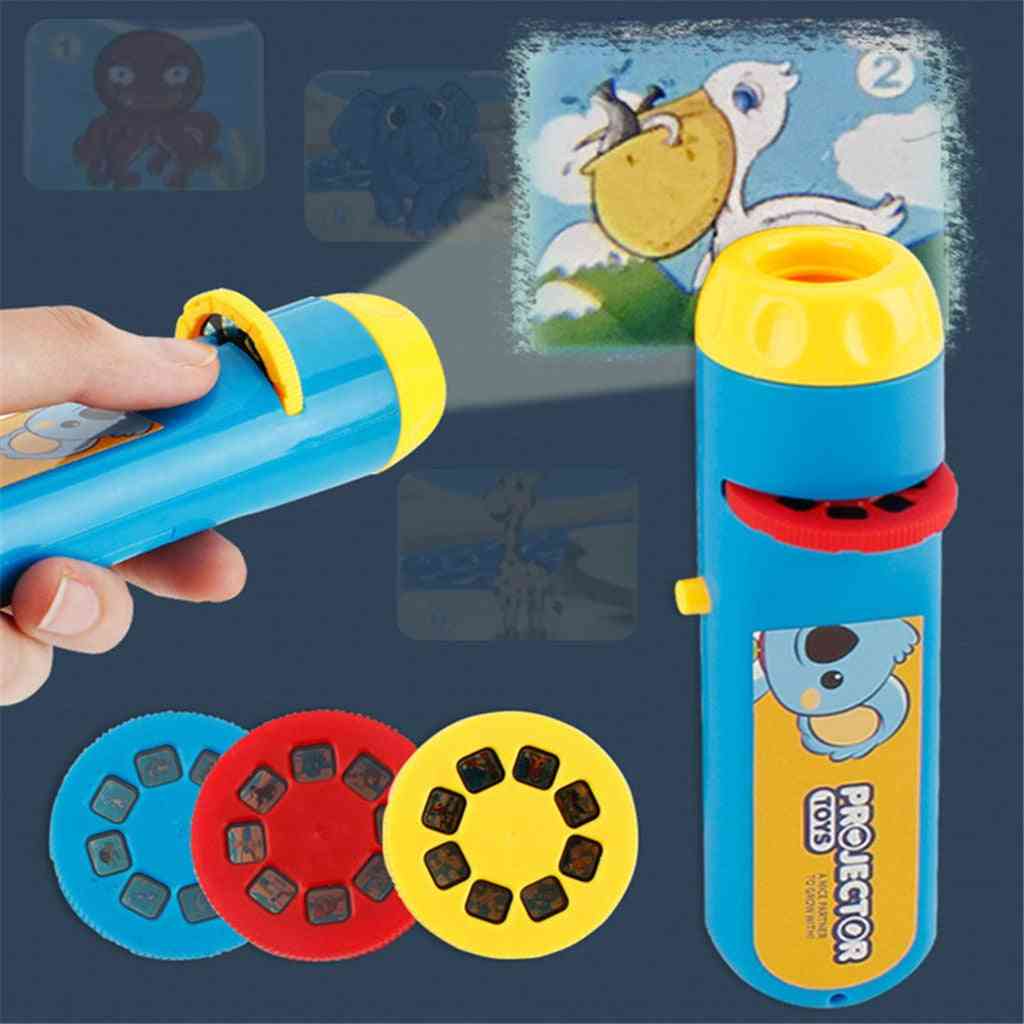Kindercamera zaklamp projectie realistisch speelgoed - het dierenwereld actiespeelgoed voor educatief speelgoed voor kinderen