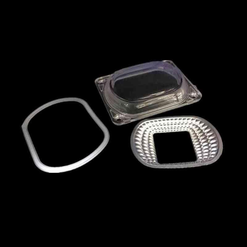 Refletor de lente anel de silicone para 20w / 30w / 50w led cob, ac220v, 110v led holofote lâmpada