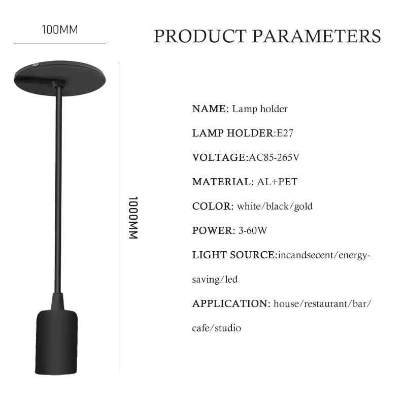 Led Base Pendant Lights - Lamp Holder Socket Base Bulb For Home Lighting