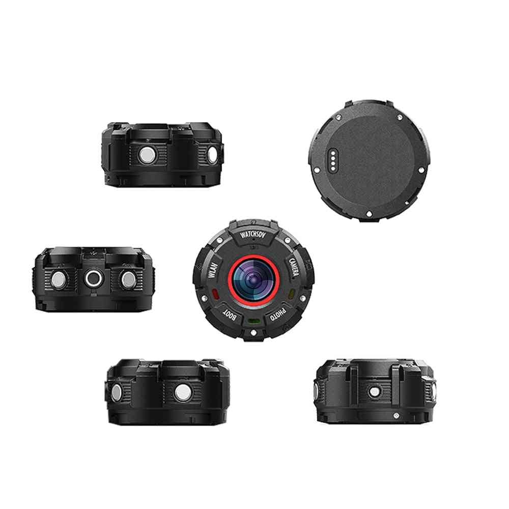 Mini Sport Action Camera With Hd1080p Wifi Smart Watch