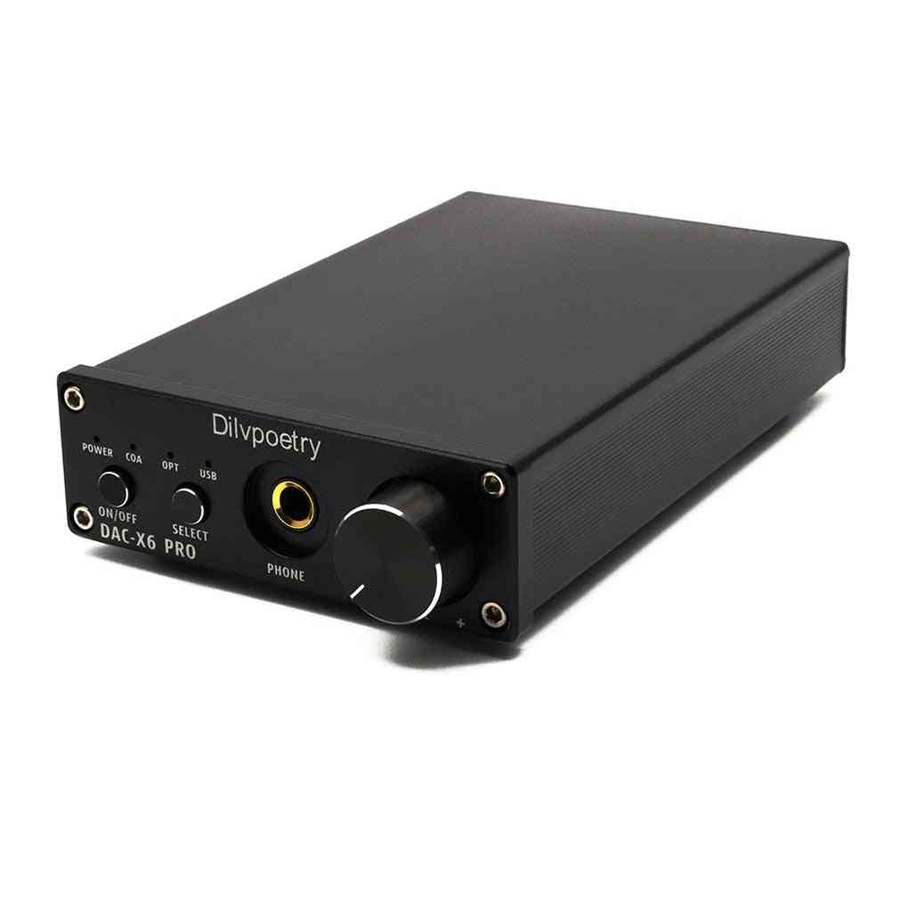 Portable Stereo Audio Digital Amplifier - Usb Coaxial Optical 24bit 192khz Decoder Amp